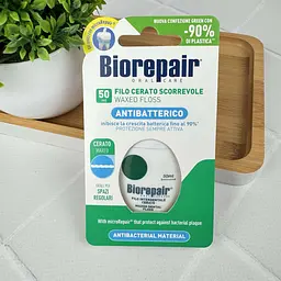 Зубна нитка-флос Biorepair Щоденний захист з гідроксіапатитом, 50 м