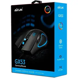 Миша Aikun Apparition Optical Gaming Mouse Backlight GX53 1000-3200DPI - мініатюра 3