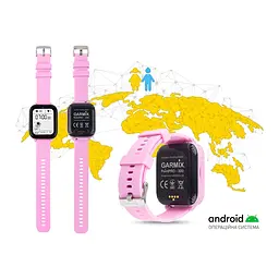 Дитячий смарт-годинник Garmix PointPRO-300 4G/GPS/WiFi Purple - мініатюра 2