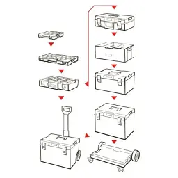 Ящик для інструментів QBRICK SYSTEM ONE 350 2,0 PROFI (SKRQ350P2CZAPG003) - мініатюра 5
