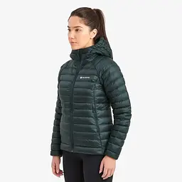 Куртка Montane Female Anti-Freeze Hoodie Deep Forest XS (1004-FANFHDFOA16) - мініатюра 4