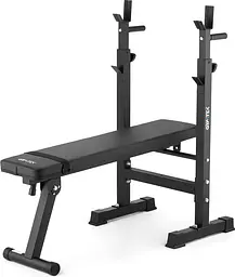 Лавка зі стійками для тренувань зі штангою Gymtek XL700 складана - мініатюра 2
