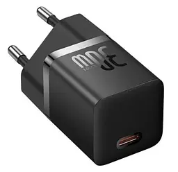 Мережевий зарядний пристрій Baseus GaN5 Fast Charger(mini) 1C 30W EU чорний (CCGN070401)