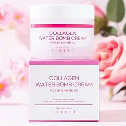 Зволожуючий крем для обличчя Колаген Collagen Water Bomb Cream Jigott 150 мл - мініатюра 2