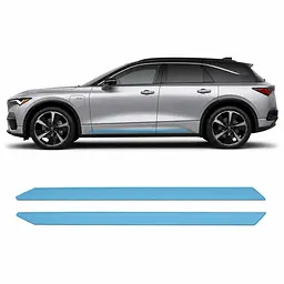 Антигравійна захисна бронеплівка за лекалами для Acura ZDX EV 2024 - нижня зона кузова пороги