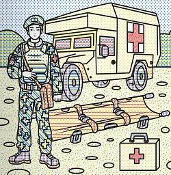 Патріотичні водяні розмальовки із секретом. Героїчні медики - - мініатюра 4