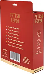 BDSM набір Fetish Fever Bondage Set 7 шт (чорний) - мініатюра 5
