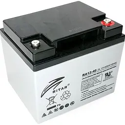 Акумулятор Ritar AGM 12V/40Ah/480Wh [RA12-40] [125652] - мініатюра 2