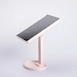 Косметичне дзеркало з LED-підсвіткою 16 світлодіодів, рожевий Yiwu HP-10-3AP - мініатюра 5