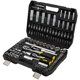 Набір насадок торцевих і біт Sigma 1/4", 1/2" 110 шт CrV mid (6003771)