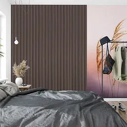 Декоративна стінова рейка Sticker Wall  160x23x3000мм (D) SW-00001535 Темно-коричнева - мініатюра 8
