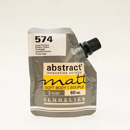 Акрилова фарба Sennelier Abstract, дой-пак, 60 мл, матова, Жовтий (Primary Yellow)