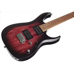 Електрогітара Cort X100 Open Pore Black Cherry Burst [160662] - мініатюра 4