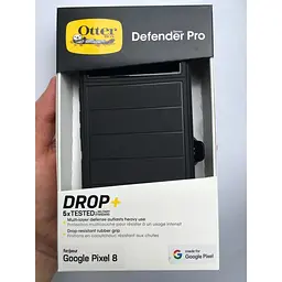 Протиударний чохол з кліпсою OtterBox Defender Pro для Google Pixel 8 (6.2") Black 77-94196 - мініатюра 2