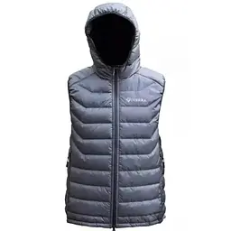 Жилет Viverra Warm Cloud Vest з капюшоном Grey S (1102-РБ-2270319)