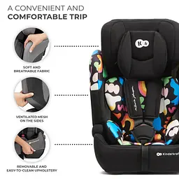 Автокрісло Kinderkraft Comfort Up i-Size Happy Shapes (KCCOUP02HAP0000) - мініатюра 8