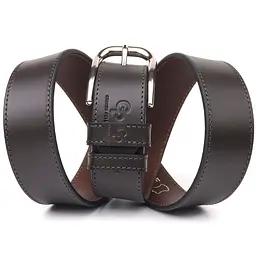 Чоловічий шкіряний ремінь GRANDE PELLE 4х120 см acs0024548 - мініатюра 6