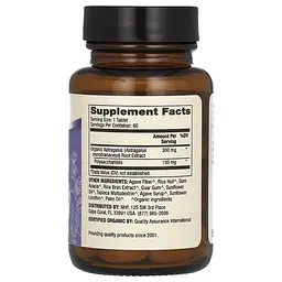 Натуральна добавка Dr. Mercola Organic Astragalus Extract 60 таблеток - мініатюра 2