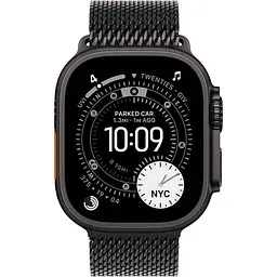 Смарт-годинник Apple Watch Ultra 3 49mm Black Titanium Case with Black Titanium Milanese Loop Large (MF1T4) [145345] - мініатюра 2