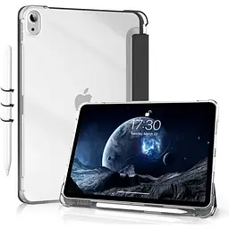 Чохол-книжка BeCover Soft Edge з кріпленням Apple Pencil для Apple iPad Air 11" M2/M3 2024/2025 Black (711425) - мініатюра 2