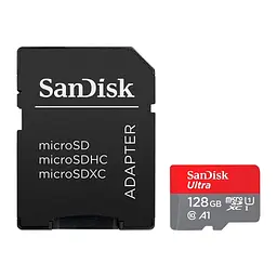 Карта пам'яті SanDisk 128GB microSD class 10 UHS-I Ultra (SDSQUAB-128G-GN6MA) - мініатюра 1