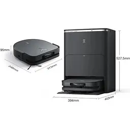 Робот-пилосос Ecovacs Deebot Ozmo X5 Pro Omni DDX39 Black - мініатюра 10