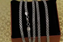 Цепь Xuping Jewelry бисмарк 45 см 4 мм серебристая