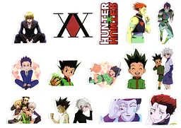 Стікерпак Хантер х Хантер Набір наклейок Hunter × Hunter 50 штук - мініатюра 4