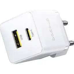 Мережевий зарядний пристрій Baseus Palm 30W USB-C/USB-A Moon White (P1011160A213-00) [132860] - мініатюра 4