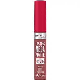 Рідка матова помада для губ Rimmel Lasting Mega Matte відтінок 210 Rose & Shine 7.4 мл - мініатюра 2