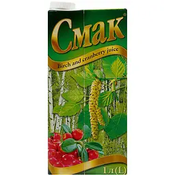 Сік Смак Березово-журавлинний з цукром 1 л - мініатюра 5