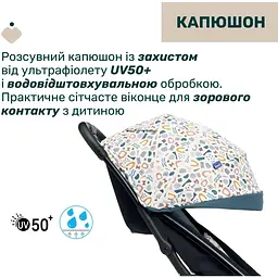 Прогулянкова коляска Chicco Glee Блакитна (87068.78) - мініатюра 4