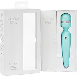 Розкішний вібромасажер Pillow Talk - Cheeky Teal з кристалом Swarovsky - мініатюра 9