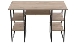 Комп'ютерний стіл Ferrum-decor Тім 75x120x70 чорний ДСП Дуб Сан-Марино 32мм (FRD-103978)