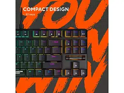 Клавіатура Canyon Cometstrike GK-50 RGB TKL (CND-SKB50-US) - мініатюра 8