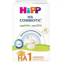 Суха гіпоалергенна молочна суміш HiPP НА Combiotic 1 350 г