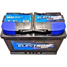 Автомобільний акумулятор Electron START-STOP AGM 80Ah Ев -/+ 840EN