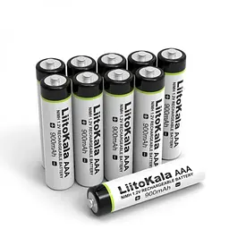 Акумулятор LiitoKala AAA на 900мАг 1.2V - мініатюра 2
