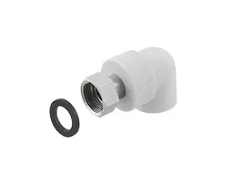 Муфта RAFTEC 3/4" d 25мм кутова, PPR з НГ, RACC2002 - мініатюра 2