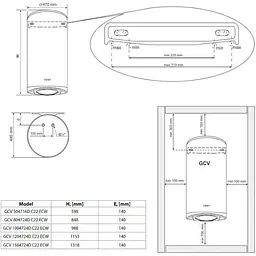 Бойлер Tesy ModEco Cloud 100L GCV 100 47 24D C22 ECW (305084) [127465] - мініатюра 6