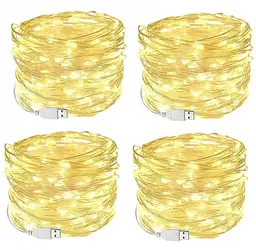 Гірлянда крапля роси usb оптом 200 led нитка довжина 20метрів c USB для 5v, від powerbank