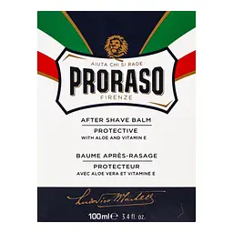 Бальзам після гоління Proraso, з екстрактом алое та вітаміном Е, 100 мл - мініатюра 3