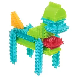 Конструктор-брістл Battat Lite Bristle Blocks Будівельник 56 деталей (BT3070Z) - мініатюра 4