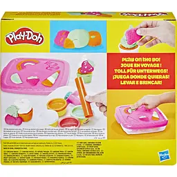 Набір для творчості з масою для ліплення Hasbro Play-Doh Create N Go Cupcakes Playset (F6914_F7527) - мініатюра 4