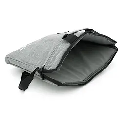 Сумка для ноутбука 15.6 дюймов с плечевым ремнем Merlion YTMR15Str 40x30x3cm Grey - мініатюра 3