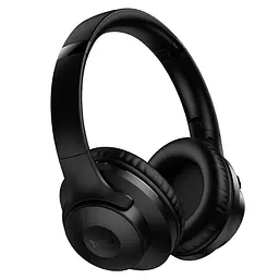Накладні бездротові навушники Hoco W71 Cool sound Black - мініатюра 3