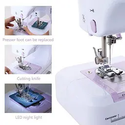 Швейна машинка 12 в 1 портативна багатофункціональна SEWING MACHINE 505 - мініатюра 3