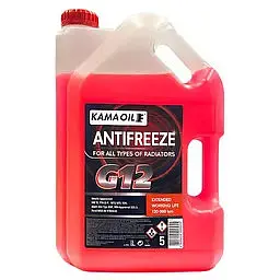 Антифриз KAMA G12 -24 червоний 5л 3516 - мініатюра 2