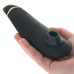 Лубрикант Womanizer Premium 2 + 50 мл - Инновационный клиторальный вакуумный стимулятор, 15х3.5 см чёрный - миниатюра 2