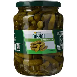 Пікулі Домашні продукти Огірки мариновані 680 г - мініатюра 2